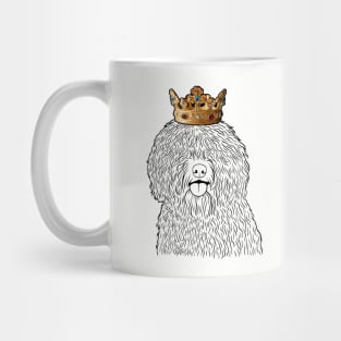 Spanish Water Dog King Queen Wearing Crown Mug